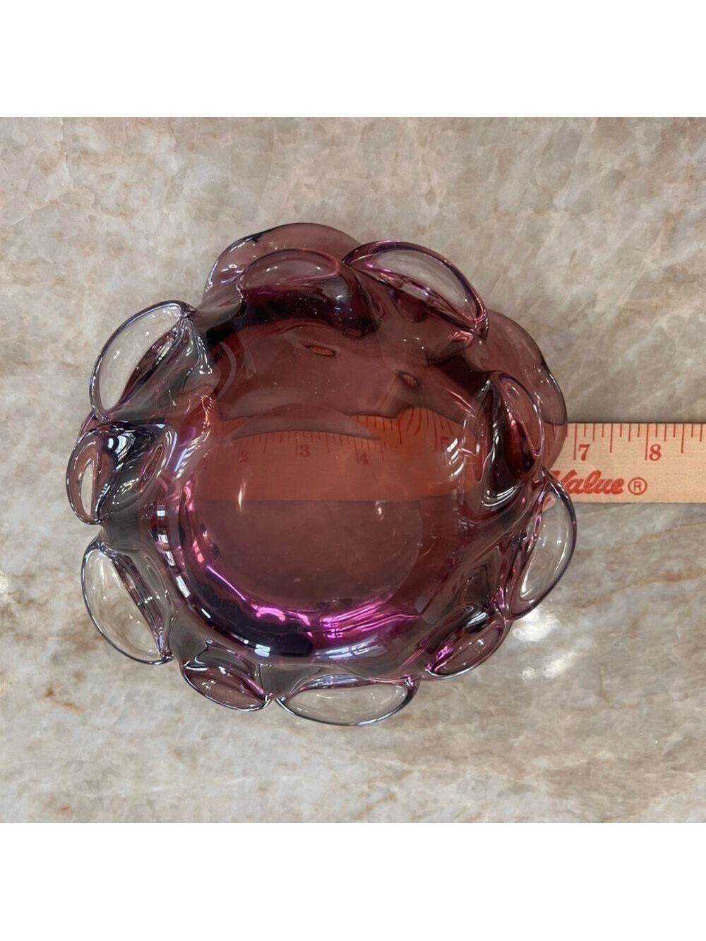 MURANO MCM AMETHYST BOWL - Picture 4 of 7